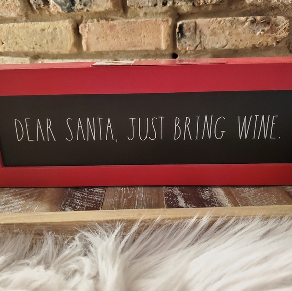 Rae Dunn DEAR SANTA Sign